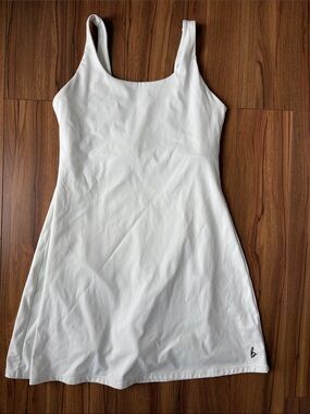 Bare Activewear Women’s White Athletic Tank Dress